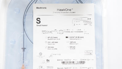 Medtronic H1-S HawkOne, Small Vessel, Directional  Atherectomy System 6F (x)